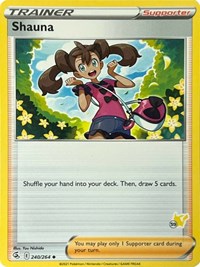 Shauna - 240/264 (#59 Pikachu Stamped) - Battle Academy 2022