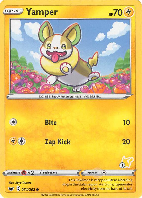 Yamper - 074/202 (#1 Pikachu Stamped) 074/202 from Battle Academy 2022