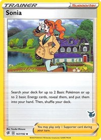 Sonia - 167/192 (Eevee Stamped) #167/192 from Battle Academy 2022 Pokemon card image