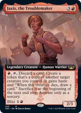 Jaxis the Troublemaker Extended Art