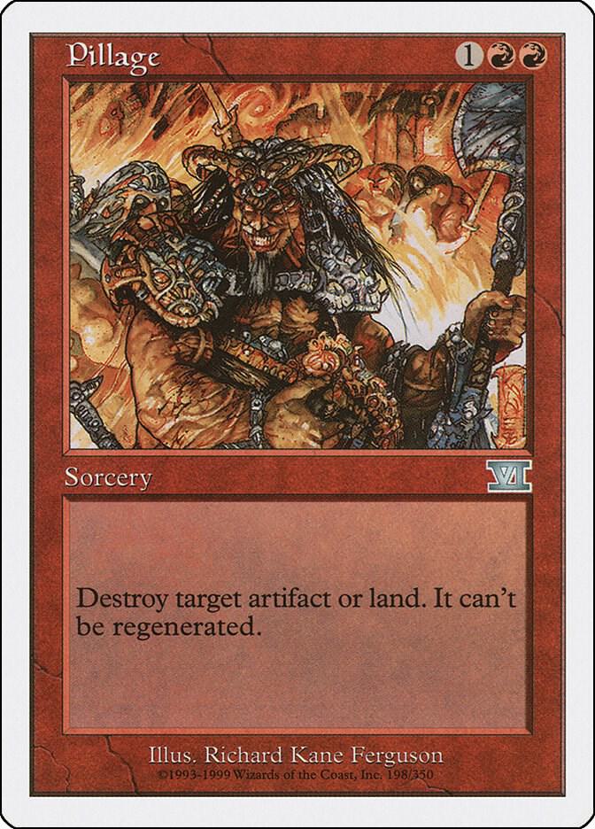 【旧枠Foil】略奪/Pillage(アリーナ)6ED-P 英Foil Pillage - Classic Sixth Edition - Magic: The Gathering - TCGplayer.com
