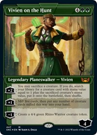 Vivien on the Hunt (Showcase) (Foil Etched)