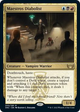 Maestros Diabolist - Streets of New Capenna - Magic: The Gathering -  TCGplayer.com