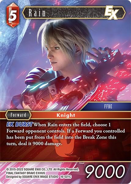 Rain EX - Emissaries of Light - Final Fantasy TCG - TCGplayer.com