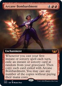 Arcane Bombardment (Extended Art) (Foil)