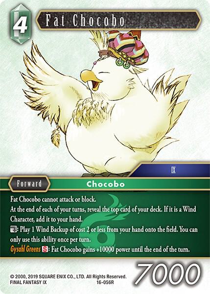 final fantasy mtg fat chocobo Magic: The Gathering (As this Saga enters and after your draw step Fat Chocobo - Emissaries of
