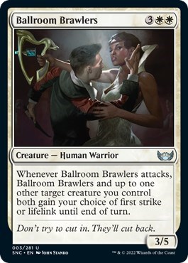 Ballroom Brawlers from SNC #3, Magic: The Gathering card