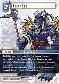 Kimahri - Final Fantasy TCG Emissaries of Light trading card