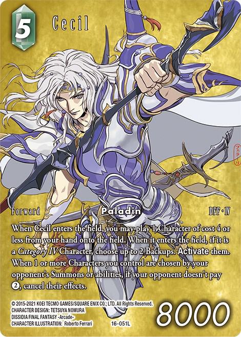 Cecil (Full Art) - Emissaries of Light - Final Fantasy TCG