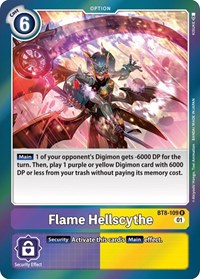 Flame Hellscythe - New Awakening - Digimon card
