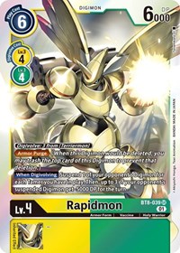 Rapidmon - New Awakening - Digimon card