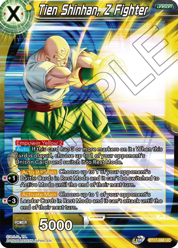 Tien Shinhan, Z Fighter - Ultimate Squad - Dragon Ball Super