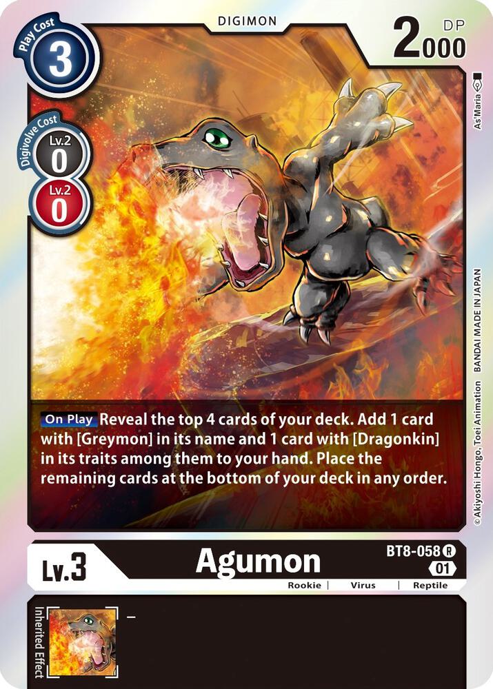 Agumon - New Awakening - Digimon Card Game - TCGplayer.com