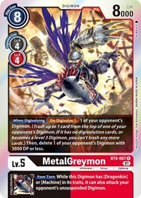MetalGreymon - New Awakening - Digimon card