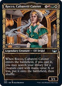 Rocco, Cabaretti Caterer (Showcase) - Streets of New Capenna - Magic: The Gathering card