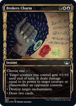 Brokers Charm (Gilded Foil) - Streets of New Capenna - Magic: The