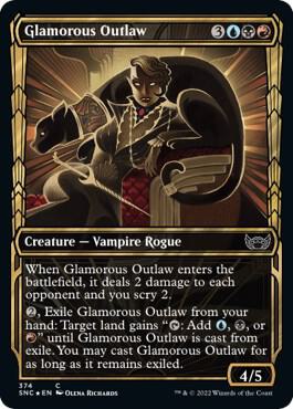 Glamorous Outlaw (Gilded Foil) - Streets of New Capenna - Magic: The  Gathering - TCGplayer.com