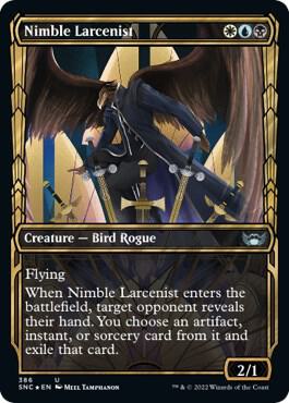 Nimble Larcenist (Gilded Foil) - Streets of New Capenna - Magic