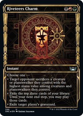 Riveteers Charm Gilded Foil