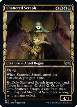 Shattered Seraph (Gilded Foil) - Streets of New Capenna - Magic