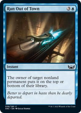 Run Out of Town - Streets of New Capenna - Magic: The Gathering -  TCGplayer.com