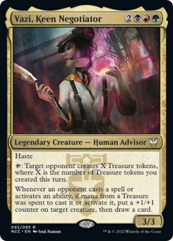 Vazi, Keen Negotiator - Commander: Streets of New Capenna - Magic
