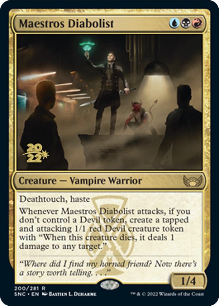 Maestros Diabolist #200s — Streets of New Capenna Promos