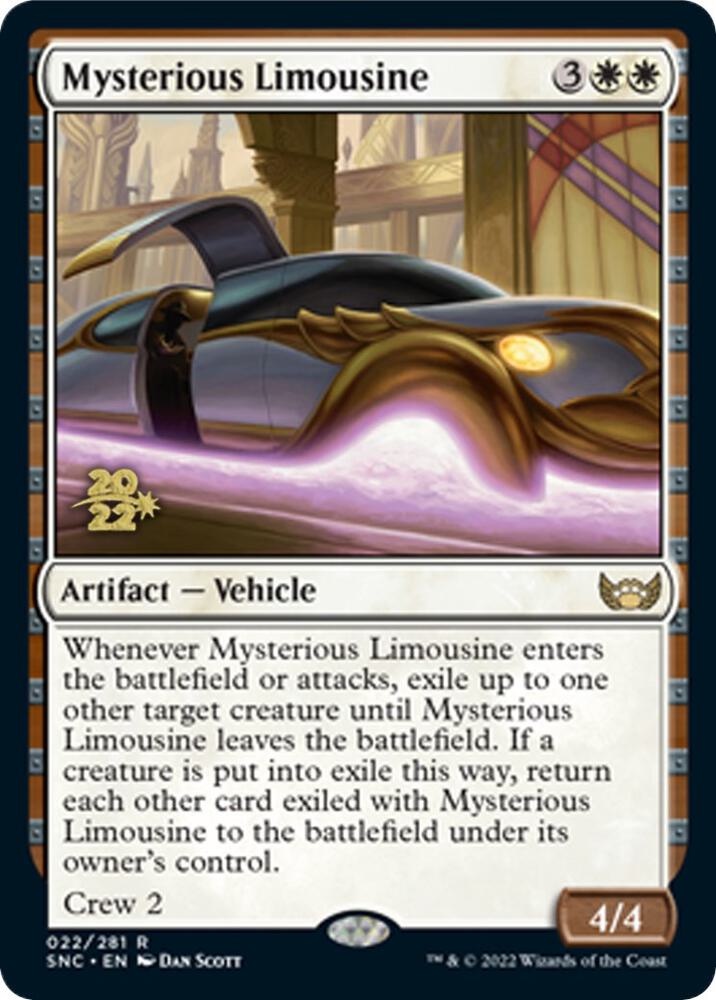 Mysterious Limousine #22s — Streets of New Capenna Promos
