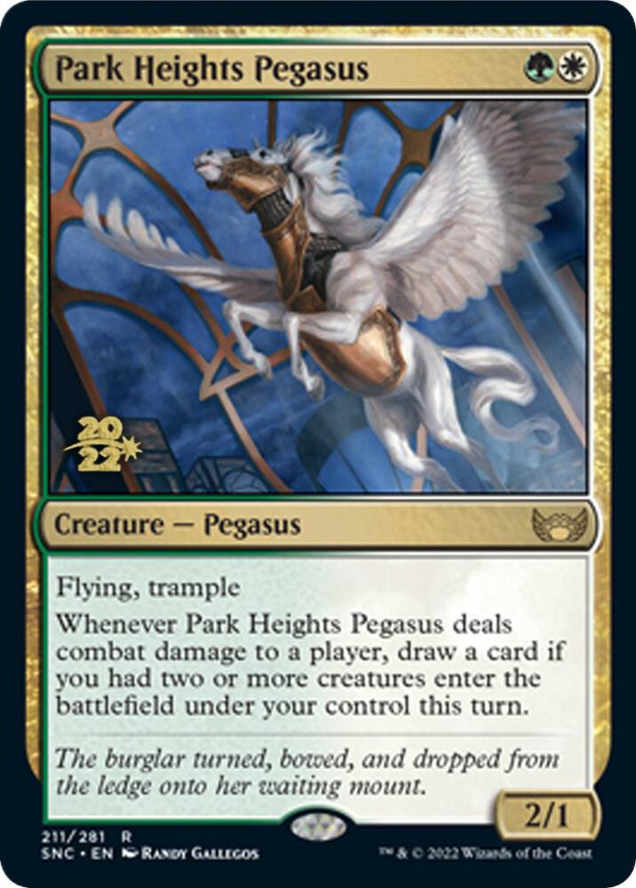 Park Heights Pegasus #211s — Streets of New Capenna Promos