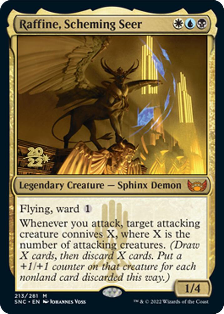 Raffine, Scheming Seer #213s — Streets of New Capenna Promos