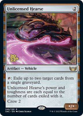 Unlicensed Hearse #246 – Prerelease Cards (Rare)