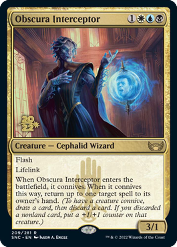 Obscura Interceptor #209s — Streets of New Capenna Promos