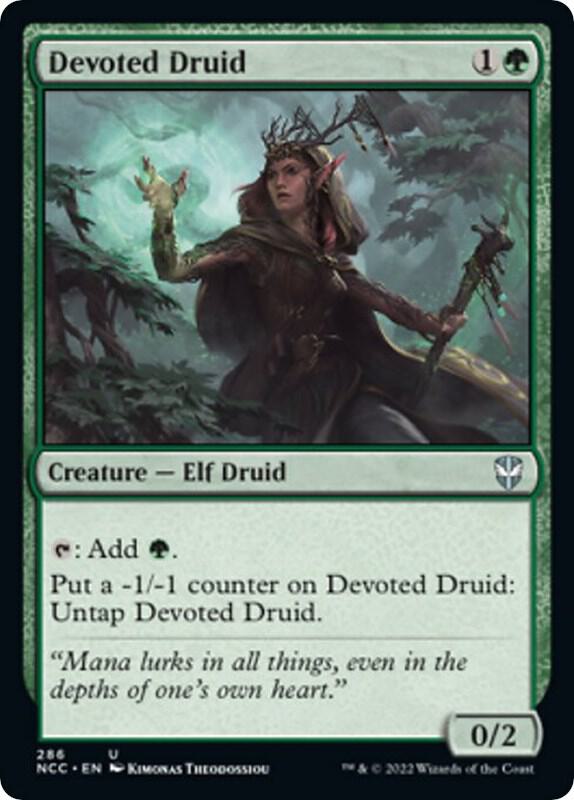 Devoted Druid 286 card
