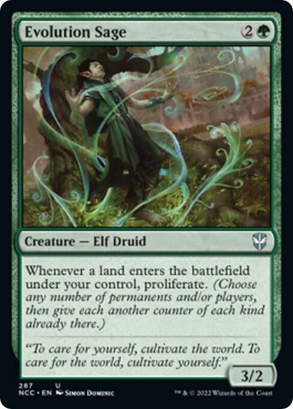 Evolution Sage 287 card