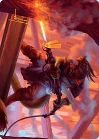 Plasma Jockey Art Card (Gold-Stamped Signature) - Art Series: Streets of New Capenna - Magic: The Gathering card