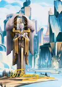 Island Art Card (Gold-Stamped Signature) (Art Series: Streets of New Capenna)