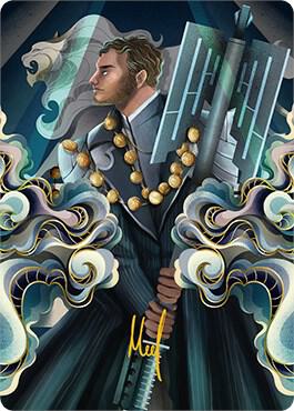 Rafiq of the Many Art Card (Gold-Stamped Signature)