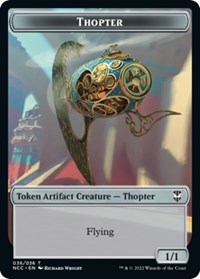 Thopter // Treasure (013) Double-Sided Token