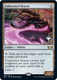 Unlicensed Hearse - Promo Pack: Streets of New Capenna - Magic: The Gathering card