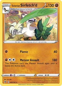Galarian Sirfetch'd #095/192 from Deck Exclusives Pokemon card image