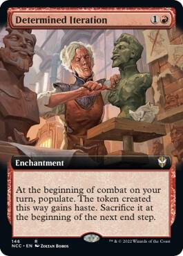 Determined Iteration (Extended Art) - Commander: Streets of New