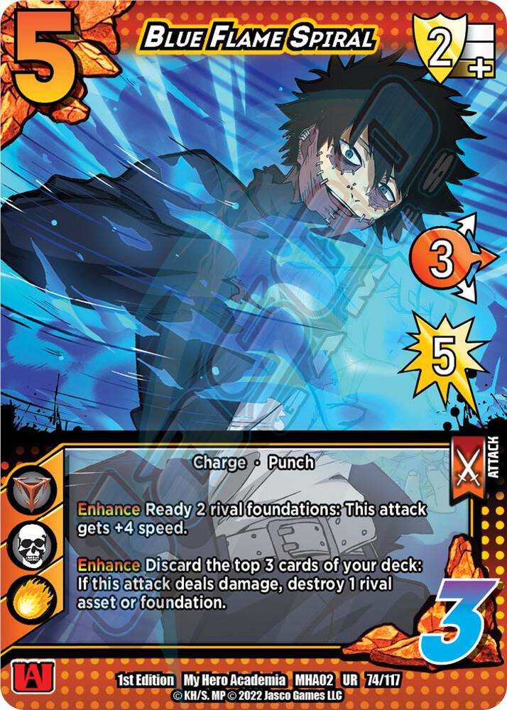 Blue Flame Spiral - UniVersus: My Hero Academia: Crimson Rampage