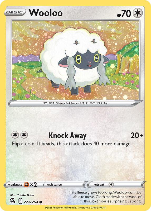 Wooloo - 222/264 (Cosmos Holo) 222/264 from Miscellaneous Cards & Products