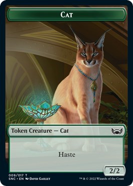 Cat Angel Double Sided Token