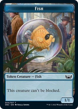 Fish Spirit Double Sided Token