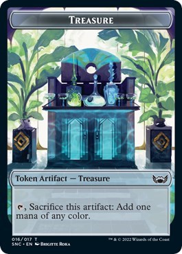 Treasure 016 Wizard Double Sided Token