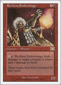 Reckless Embermage - Classic Sixth Edition - Magic: The Gathering card