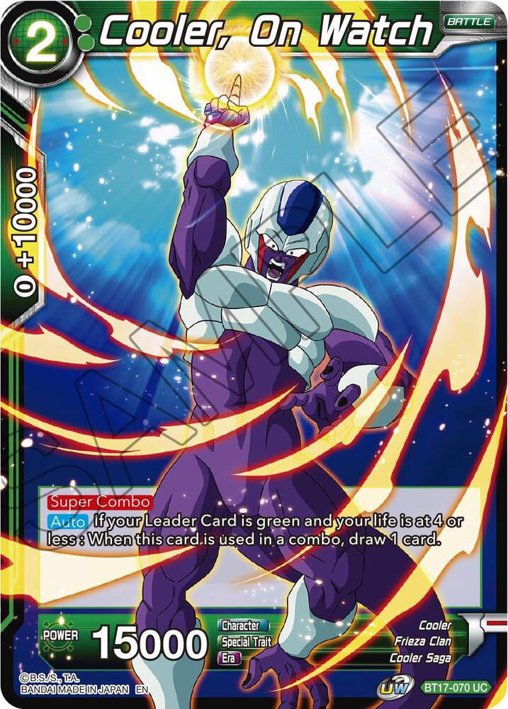 Cooler, On Watch #BT17-070 — Ultimate Squad