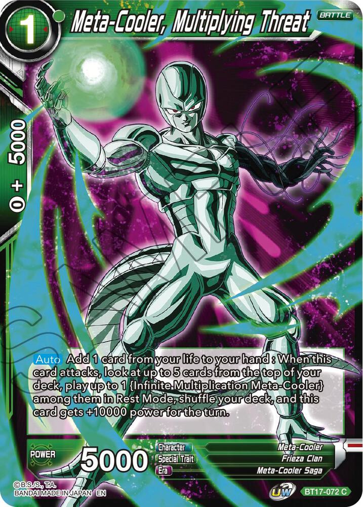 Meta-Cooler, Multiplying Threat - Ultimate Squad - Dragon Ball