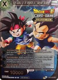 Son Goku Jr. & Vegeta Jr., Saiyan Scions (Judge Pack Vol.11) card art